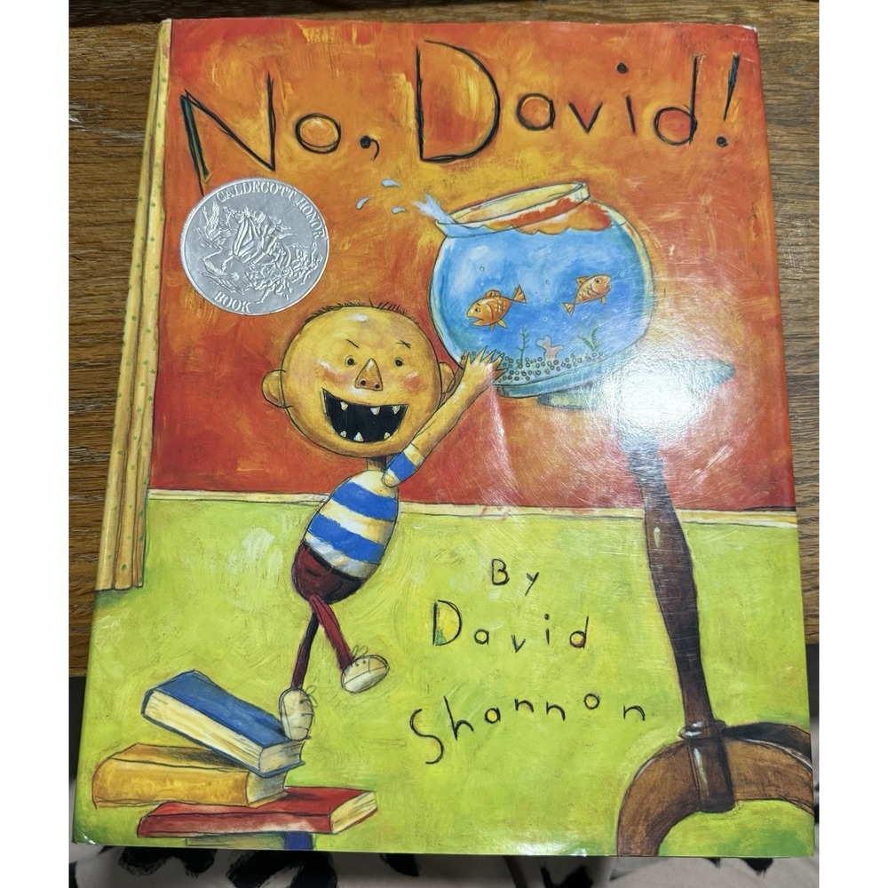 David Shannon No, David! Hardcover Illustrated Picture Book Ages 4-8
